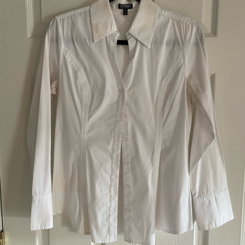 Classic white button down